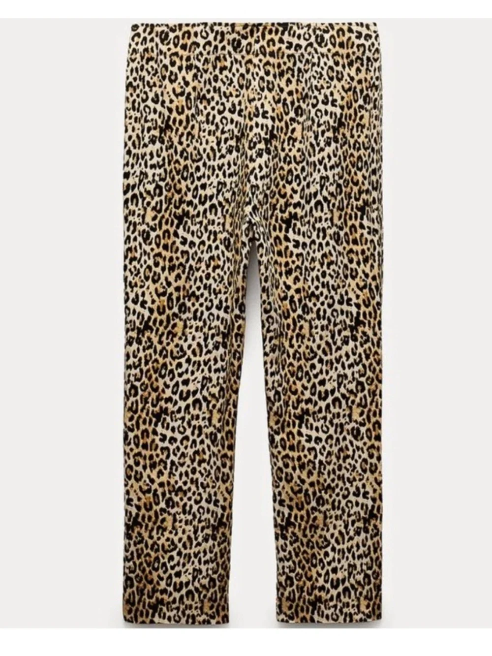 NWT ZARA NWT ZW COLLECTION ANIMAL PRINT CAPRI PANTS 🚨FIRM PRICE